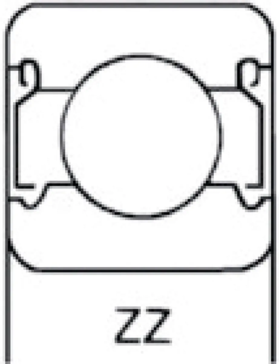 SKF 6305-2Z Gekogellager - Afgedicht - Kleurenmix
