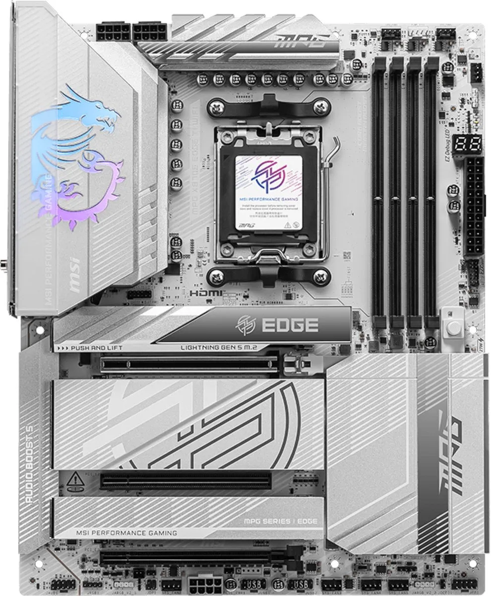 MSI MPG X870E EDGE TI WIFI Moederbord - AM5
