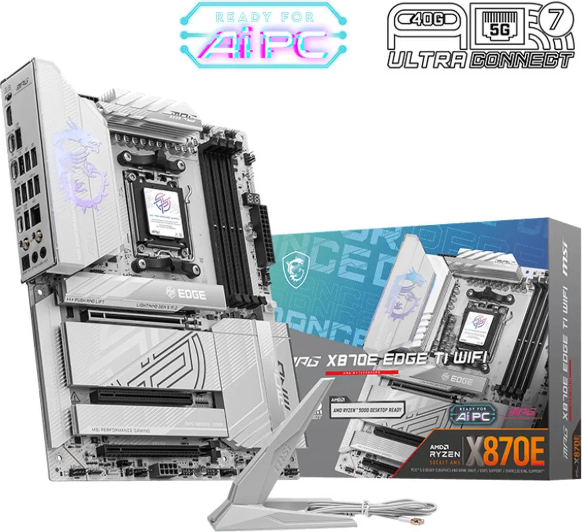 MSI MPG X870E EDGE TI WIFI Moederbord - AM5 - afbeelding 6 van 6