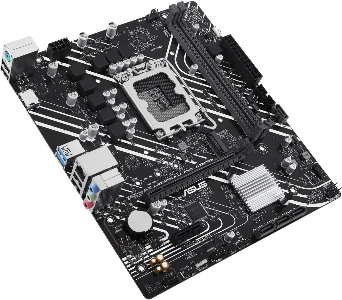 ASUS PRIME H610M-K D4 ARGB Micro-ATX Moederbord - LGA1700