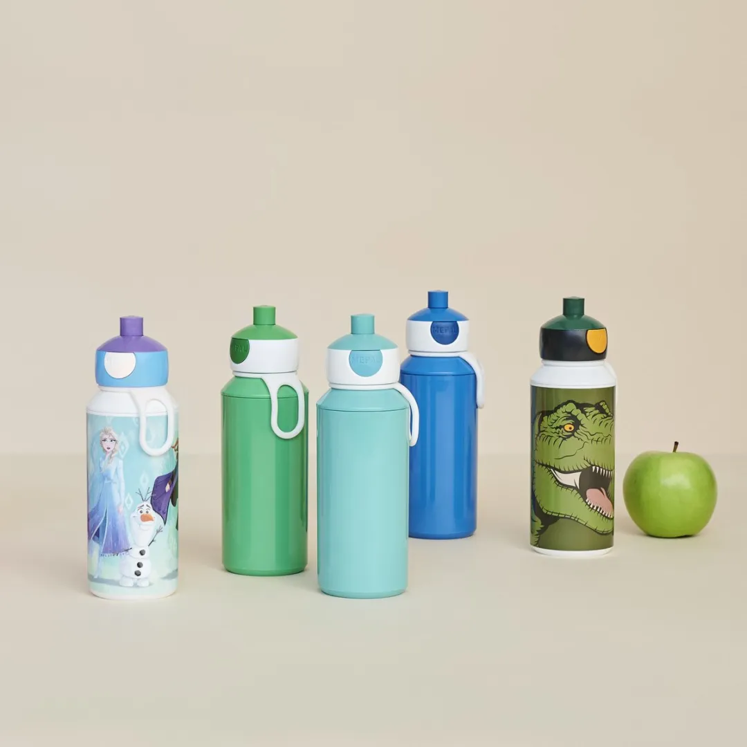 Mepal Campus Pop-up Drinkfles 400ml - Sunshine & Rainbow