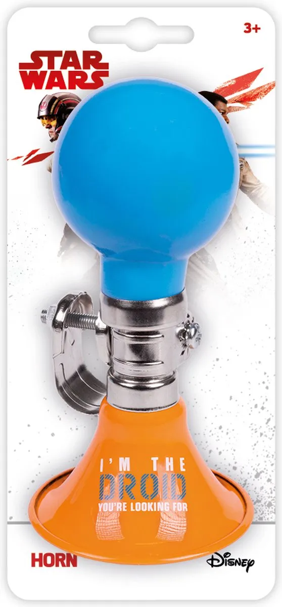 Disney Star Wars BB-8 Fietstoeter 6,5cm - Oranje/blauw