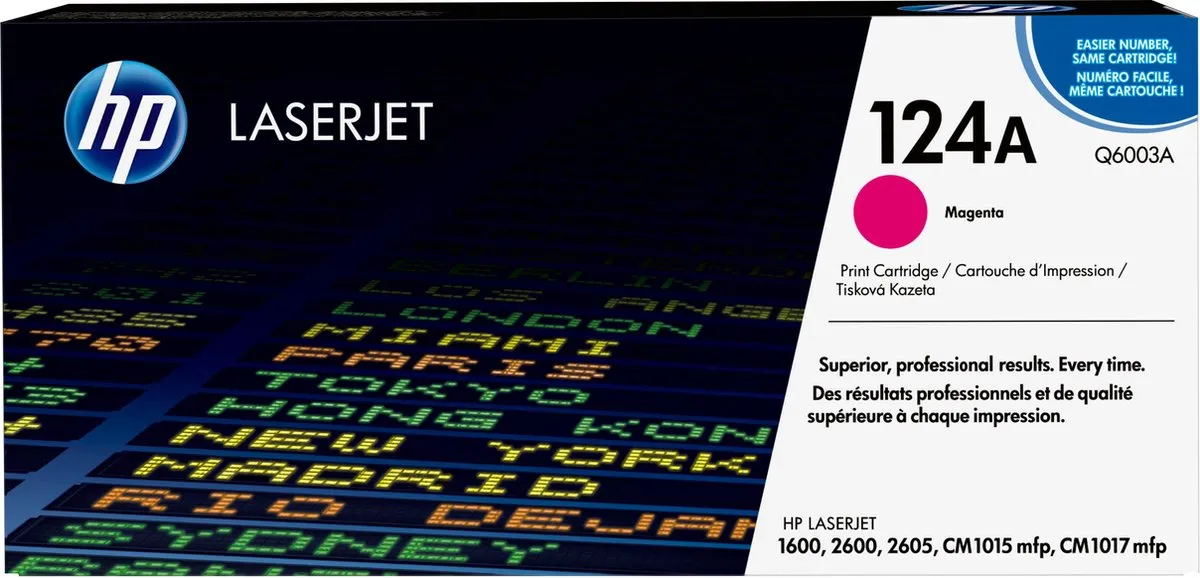 HP 124A Tonercartridge Magenta - 2500 pagina's