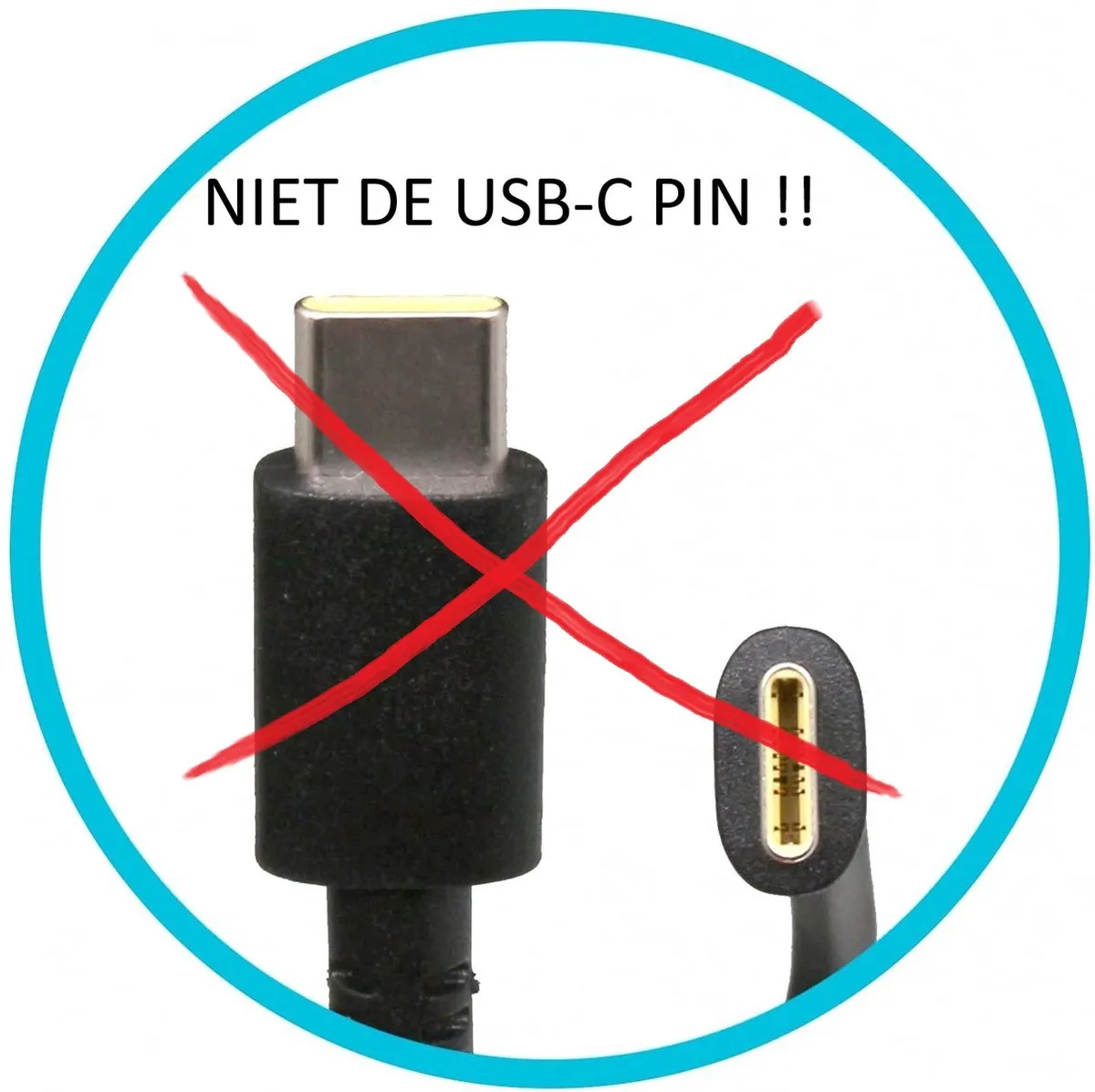 Lenovo AC Adapter 65W 5711045890321 - Zwart