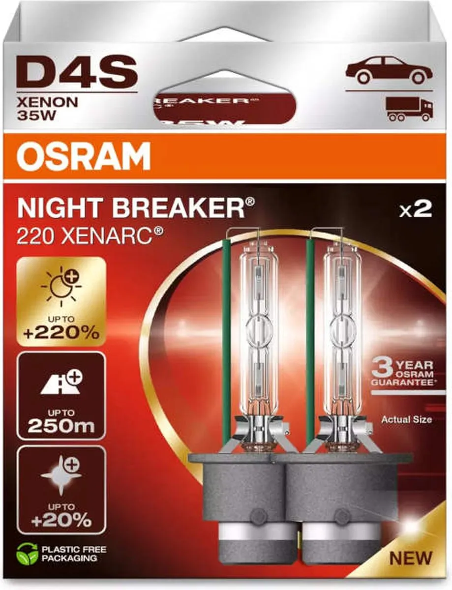 Osram Night Breaker 220 Xenarc D4S 66440XN2 Set