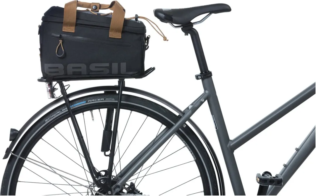 Basil Miles Bagagedragertas - 7L - Zwart
