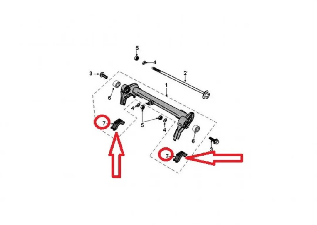 Peugeot 50 Streetzone Silentbloc Motorsteun - 774213