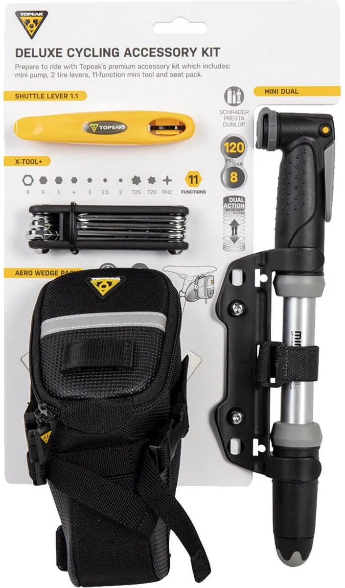 Topeak Deluxe Cycling Accessory Kit 15780000