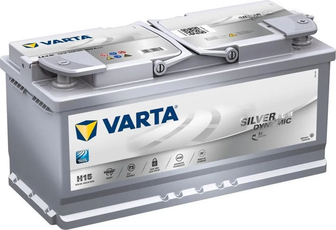 Varta Start Stop Plus H15 AGM Accu 12V 105Ah