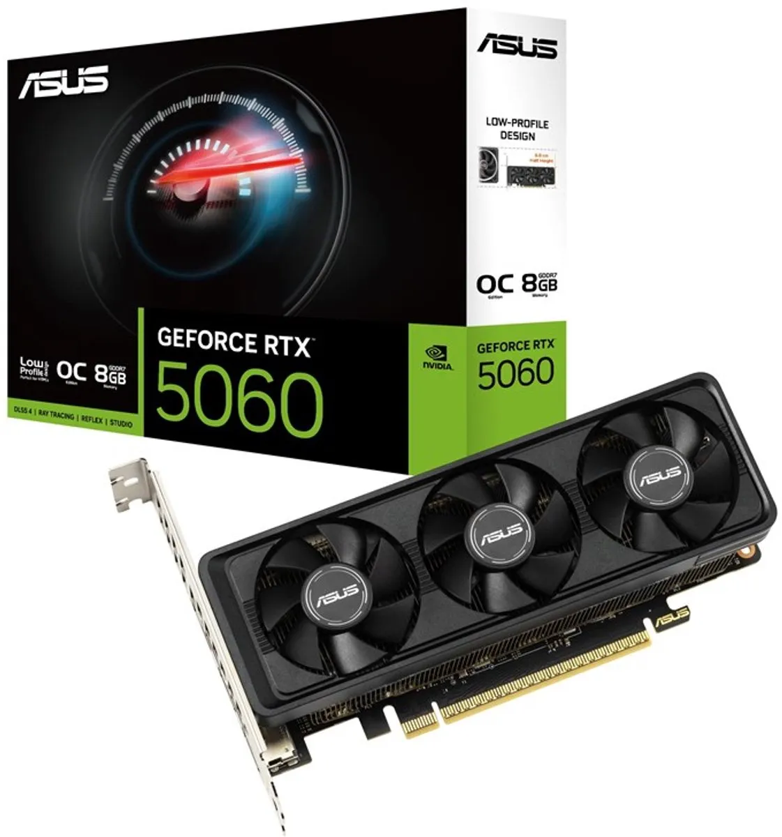 ASUS GeForce RTX 5060 LP BRK OC Videokaart 8GB - PCIe 5.0