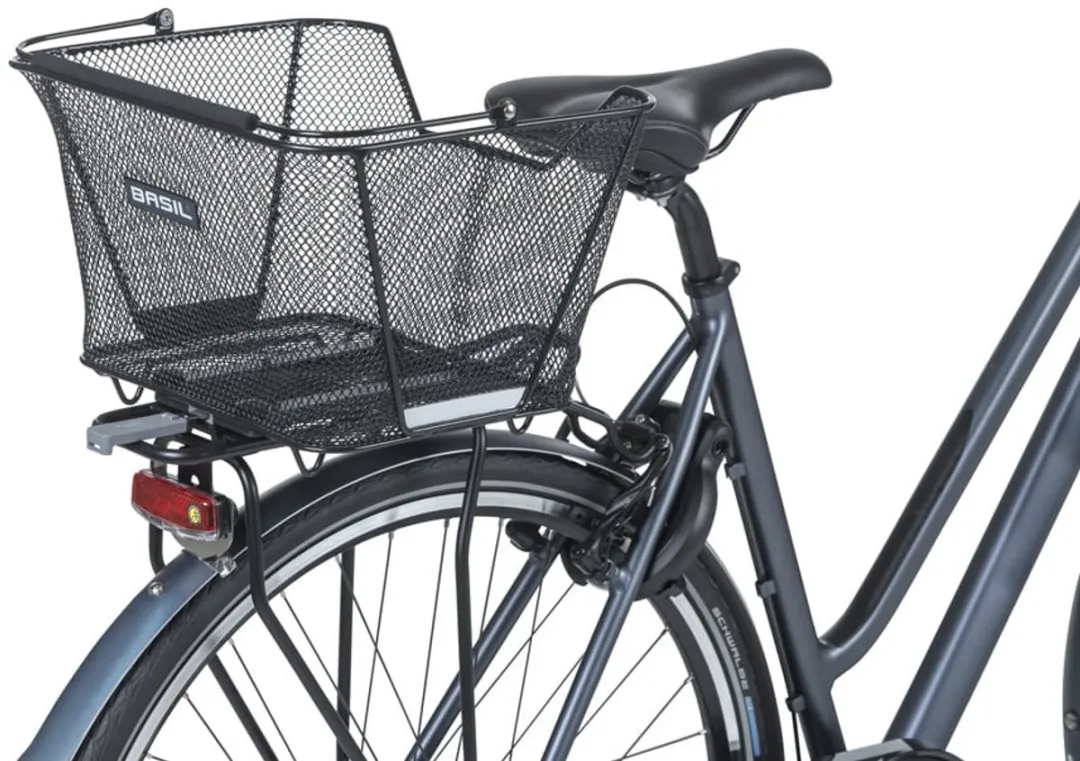 Basil Lesto MIK Fietsmand Achter - 17L - Zwart - afbeelding 6 van 6