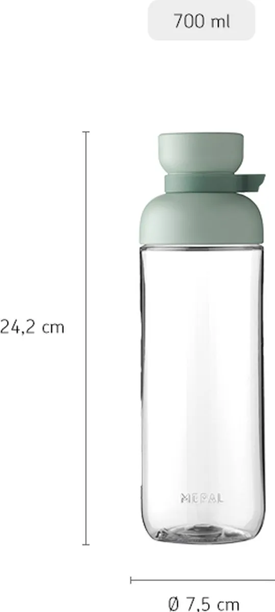 Mepal Vita Waterfles 700ml - Vivid Mauve