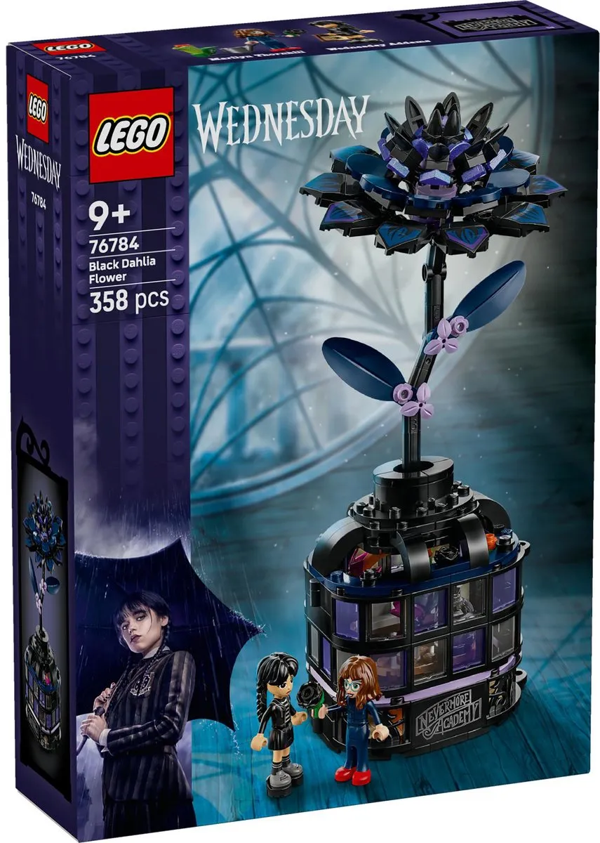 LEGO Wednesday Zwarte Dahlia 76784 - 358 Stukken