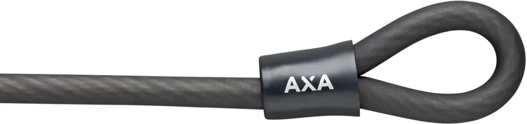 AXA Double Loop 120/10 Beveiligingskabel 120cm - Zwart