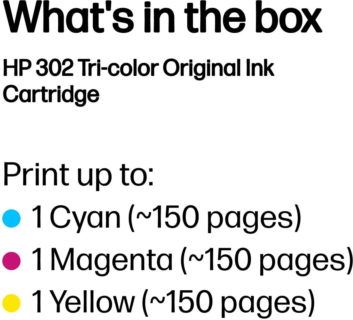 HP 302 F6U65AE#BA3 Inktcartridge - Kleur