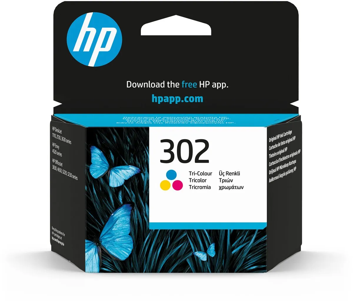 HP 302 F6U65AE#BA3 Inktcartridge - Kleur
