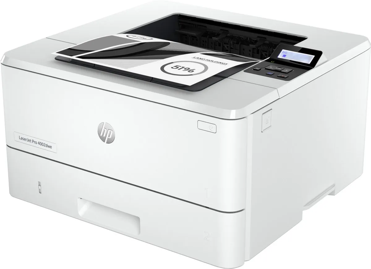 HP LaserJet Pro 4002dwe Printer - 350 Vel - Wit