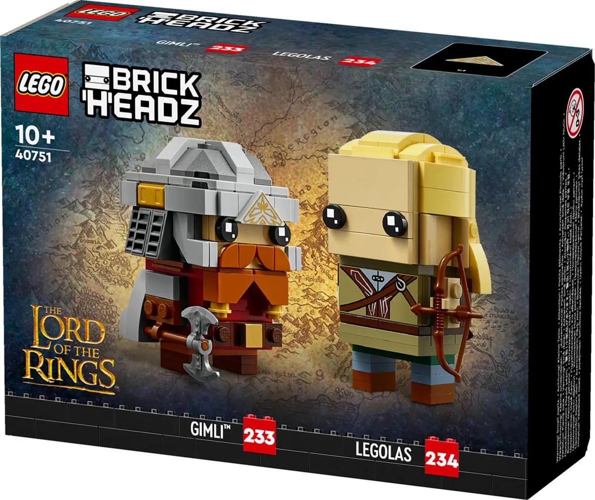 LEGO Lord of the Rings Brickheadz 40751 - 297 Stukken - Multicolor - afbeelding 6 van 6