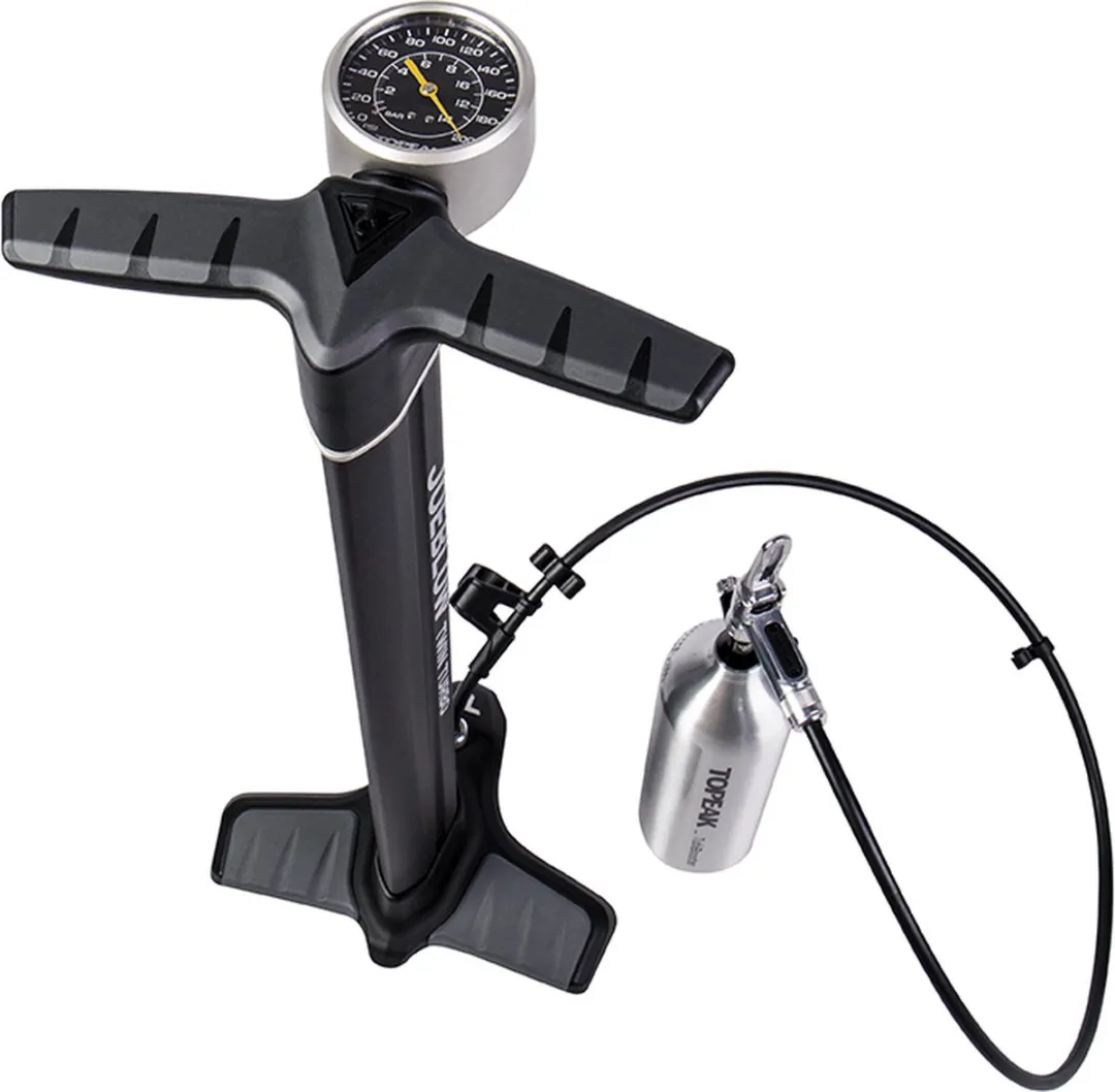 Topeak TubiBooster 15700074 - Fietspomp - Chrome
