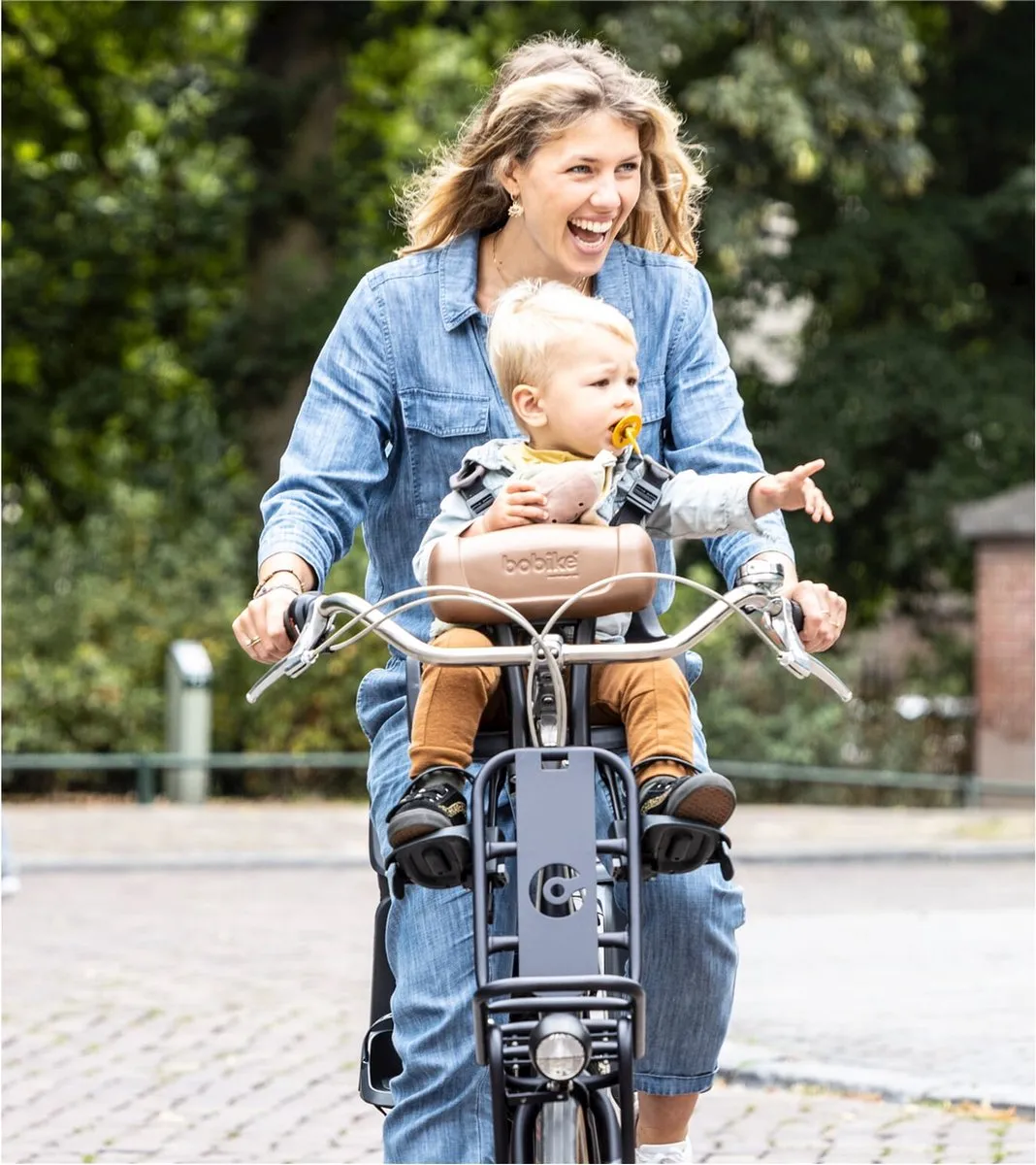 Bobike Stuur met Slaaprol ONE/GO mini - Chocolate Brown