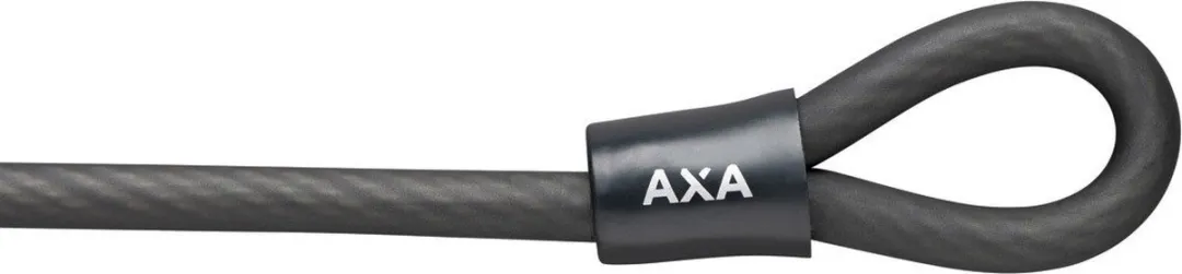 AXA Double Loop 10m Beveiligingskabel 10mm - Zwart