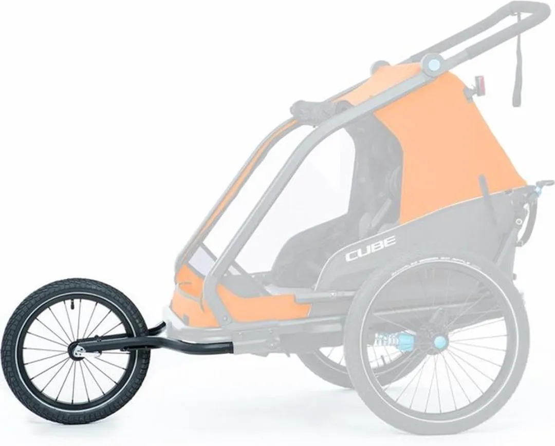 Cube Jogger Kit voor Trailer Double CMPT - 16" - Zwart