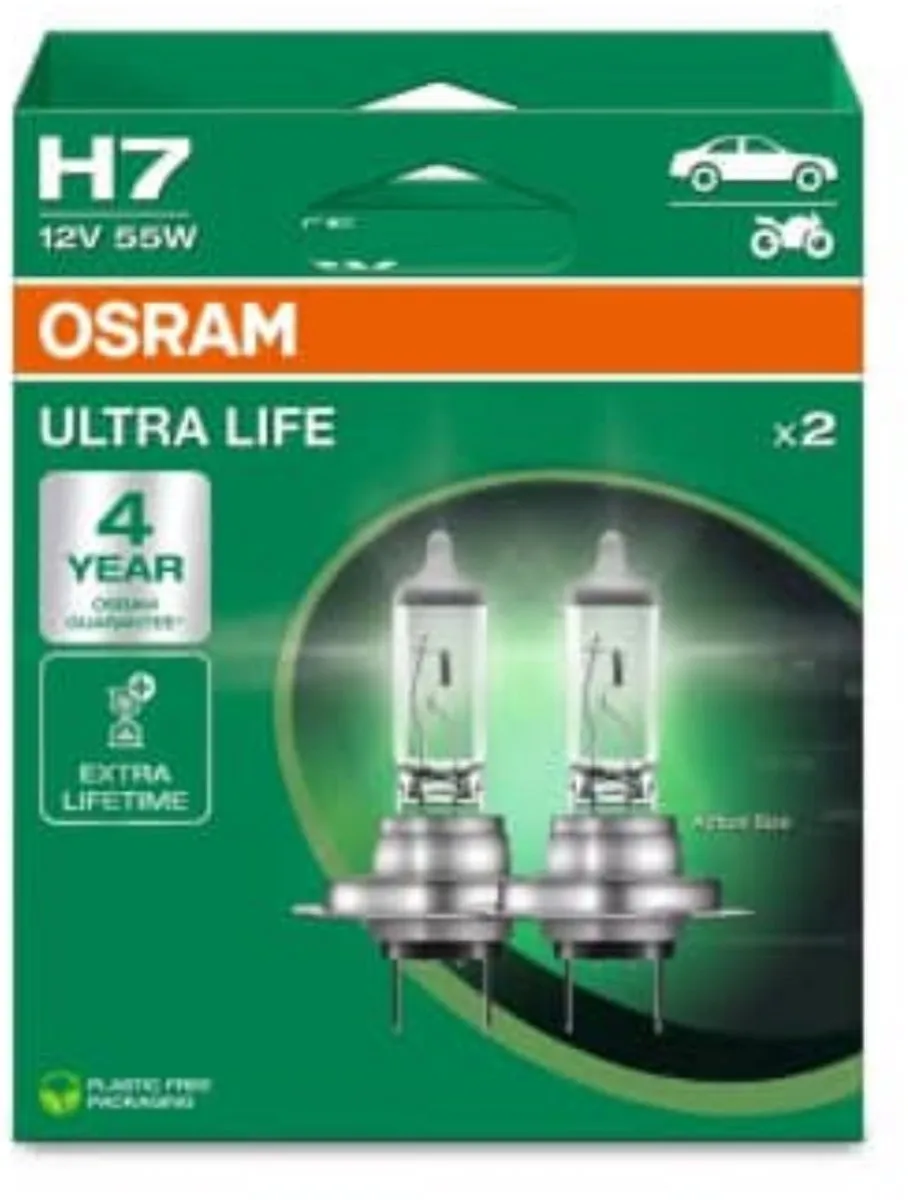 Osram Ultra Life H7 12V/55W – 64210ult-2hb – Set 2 Stuks