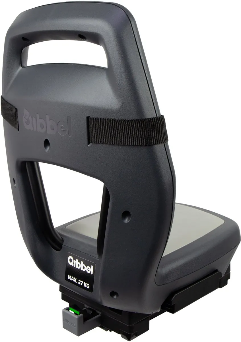 Qibbel Junior 6+ Fietsstoeltje Achter MIK HD - Granite Grey
