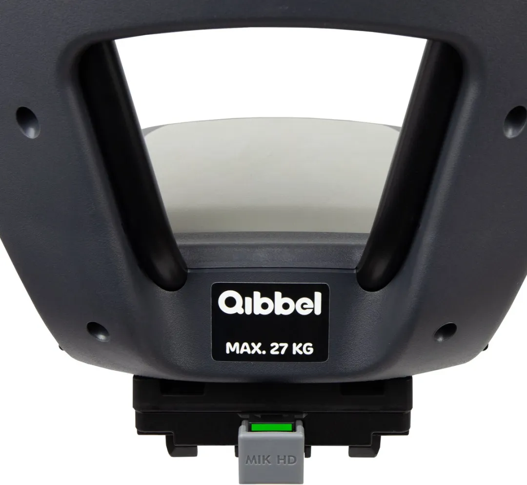 Qibbel Junior 6+ Fietsstoeltje Achter MIK HD - Granite Grey - afbeelding 6 van 6