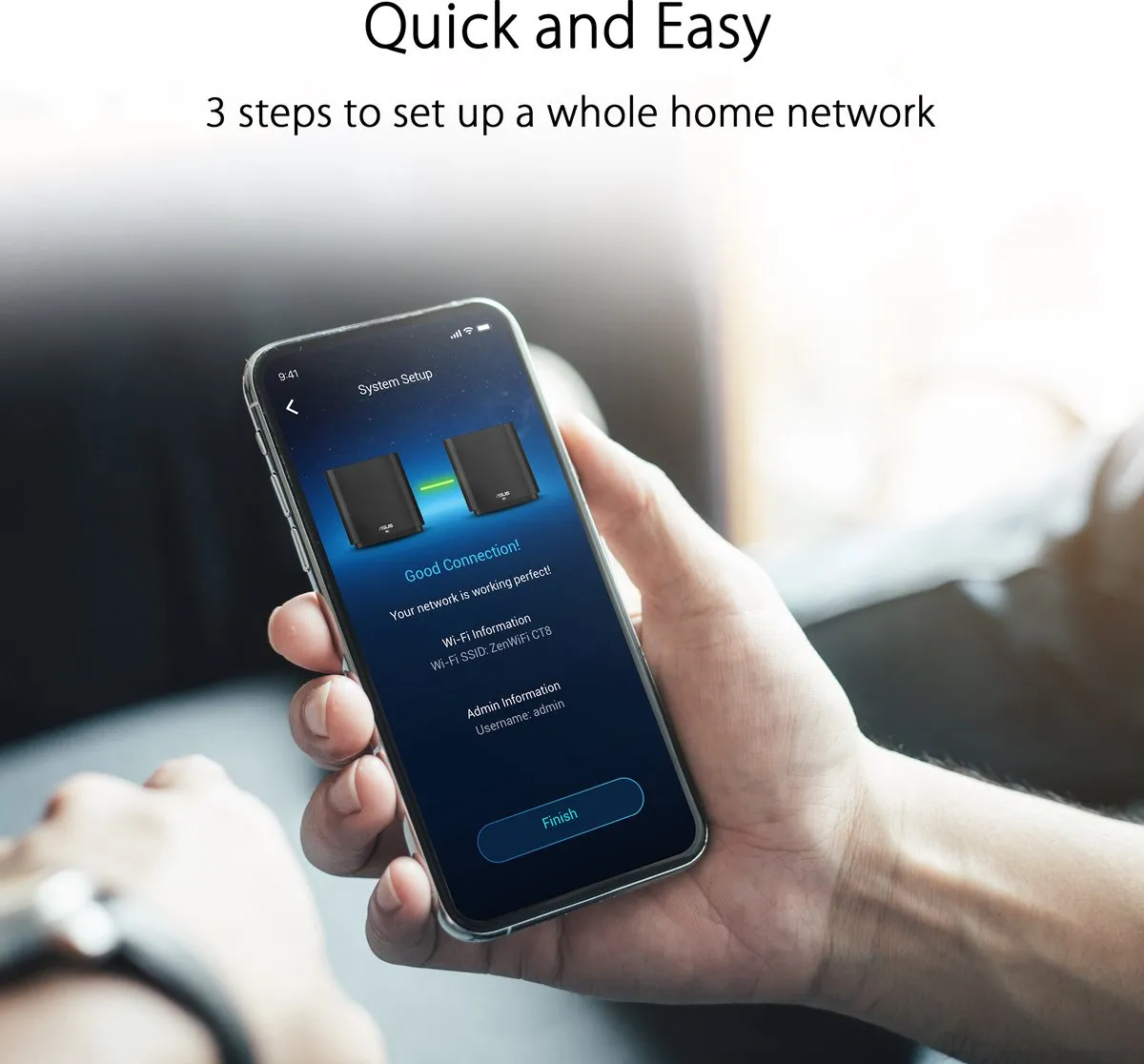 ASUS ZenWifi CT8 Draadloze Router - 2 Stuks - Zwart