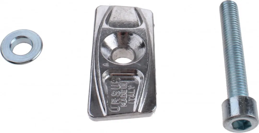 Ursus Bovenplaat Fietsstandaard - Aluminium 71mm - Zilver