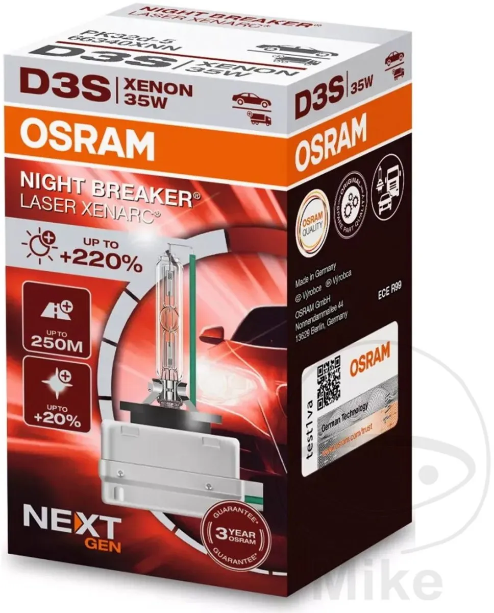 Osram Night Breaker 220 Xenarc D3S Halogeenlamp