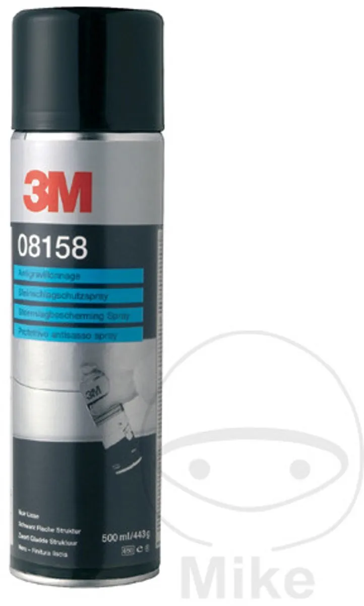 3M 08158 Anti-Steenslag Bescherming Spuitbus 500ml - Zwart