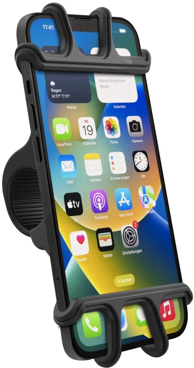 Hama Flexible GSM-houder 00201508 - Fietsstuur - Zwart
