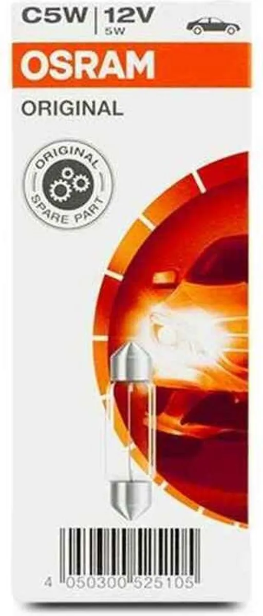 Osram Cykell Lampen Set Nummerplaat - 10 Stuks Wit