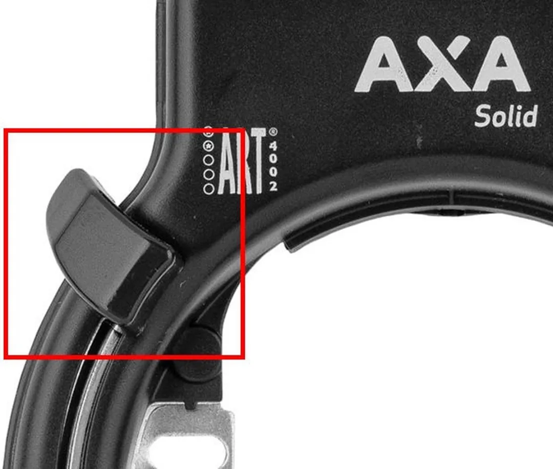 Axa Solid Slotknop - Zwart