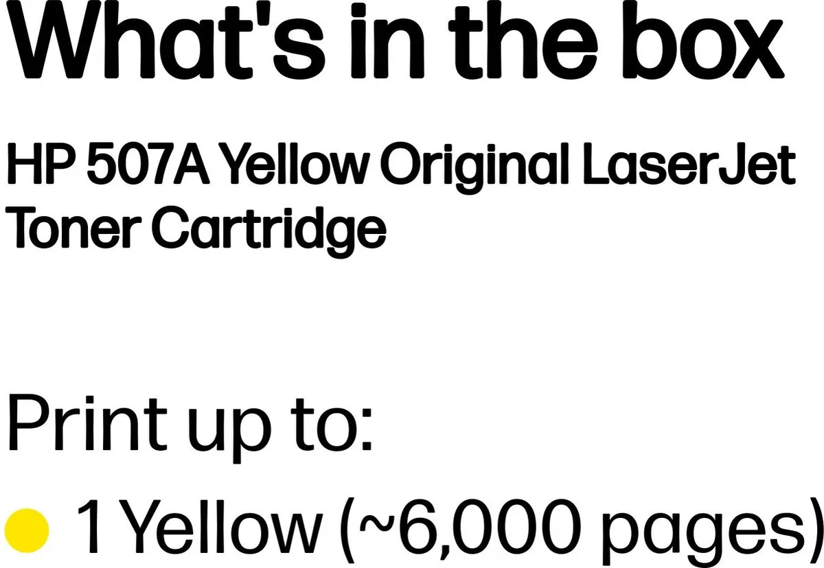 HP 507A Tonercartridge Geel - 6000 Pagina's - afbeelding 6 van 6