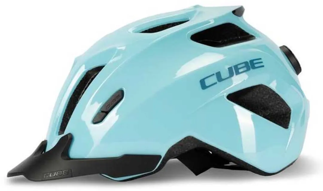 Cube Fink Kinderfietshelm - 11 Ventilatiegaten Blauw