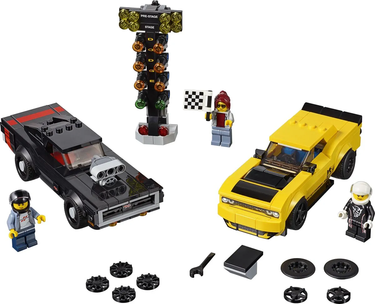 LEGO Speed Champions 75893 Dodge Challenger & Charger - 478 Stukken