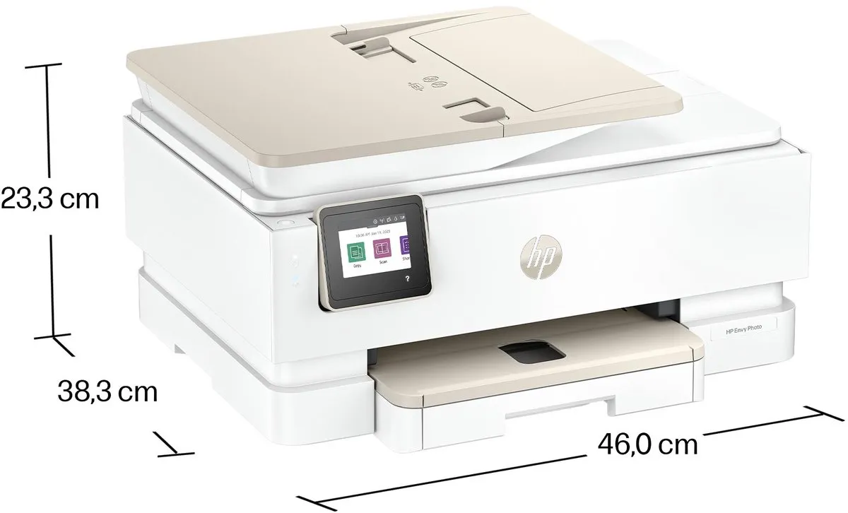 HP Envy 7934 B63K9B All-in-One Printer - Beige/Wit