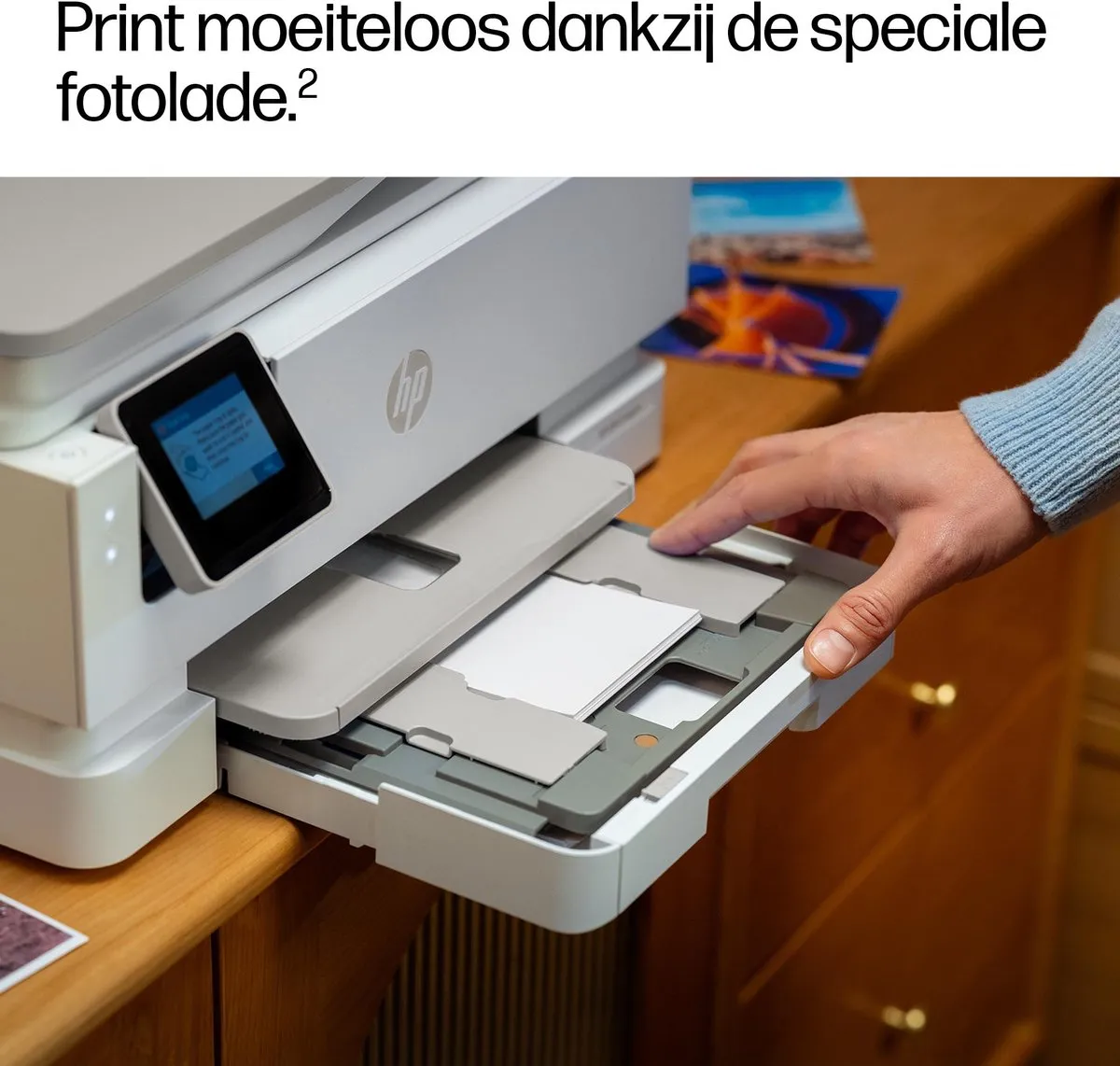 HP Envy 7934 B63K9B All-in-One Printer - Beige/Wit - afbeelding 6 van 6