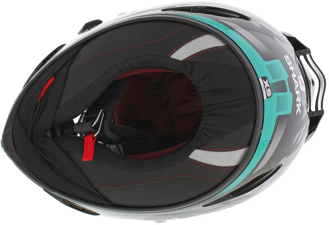 Shark Race-R Pro Carbon Integralhelm - XS - Rood/Blauw - afbeelding 6 van 6