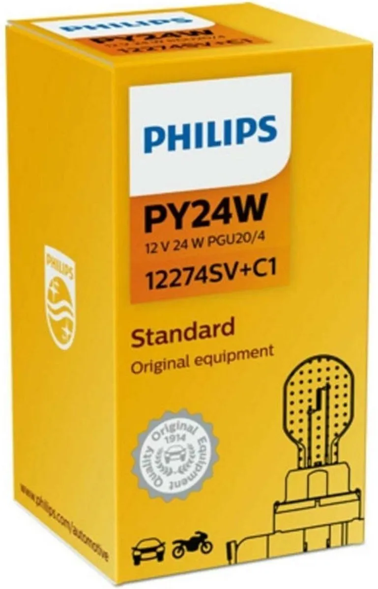 Philips Silver Vision Plus PY24W 12274SV+C1