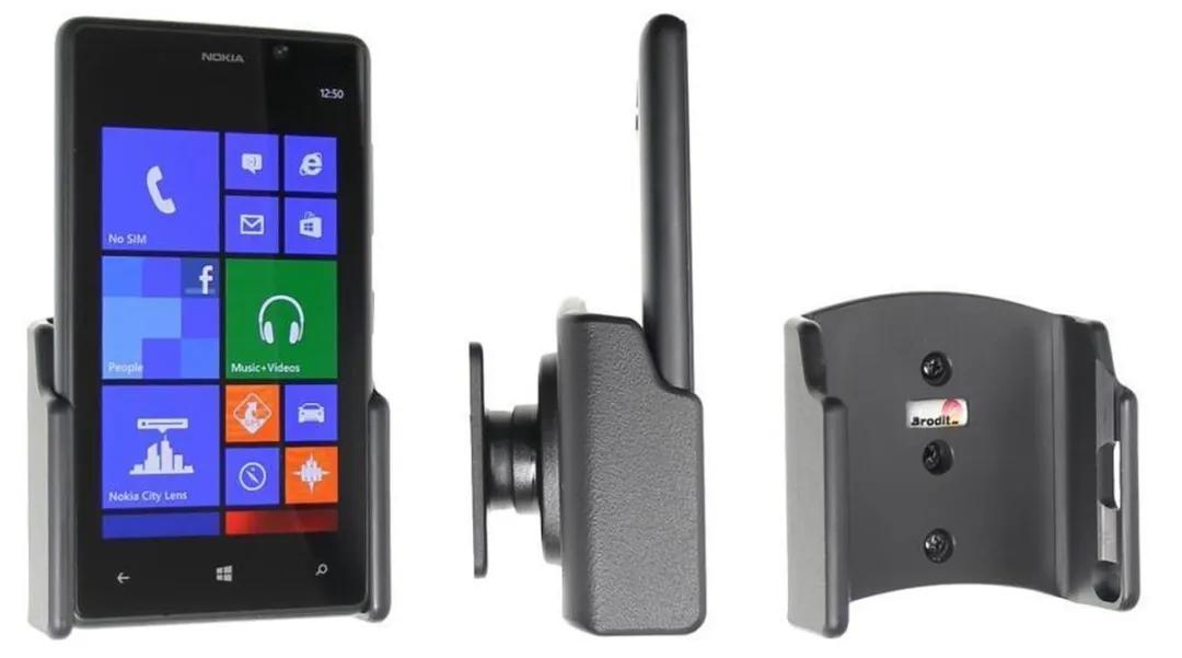 Brodit Passieve Houder Nokia Lumia 820 - Zwart - afbeelding 3 van 3