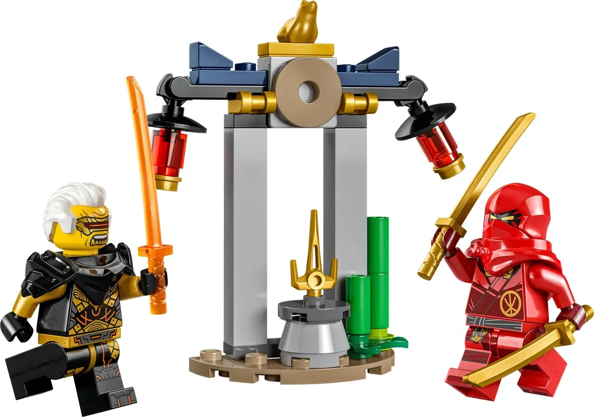 LEGO Ninjago Tempelstrijd Kai & Rapton 30650 - 47 Stukken