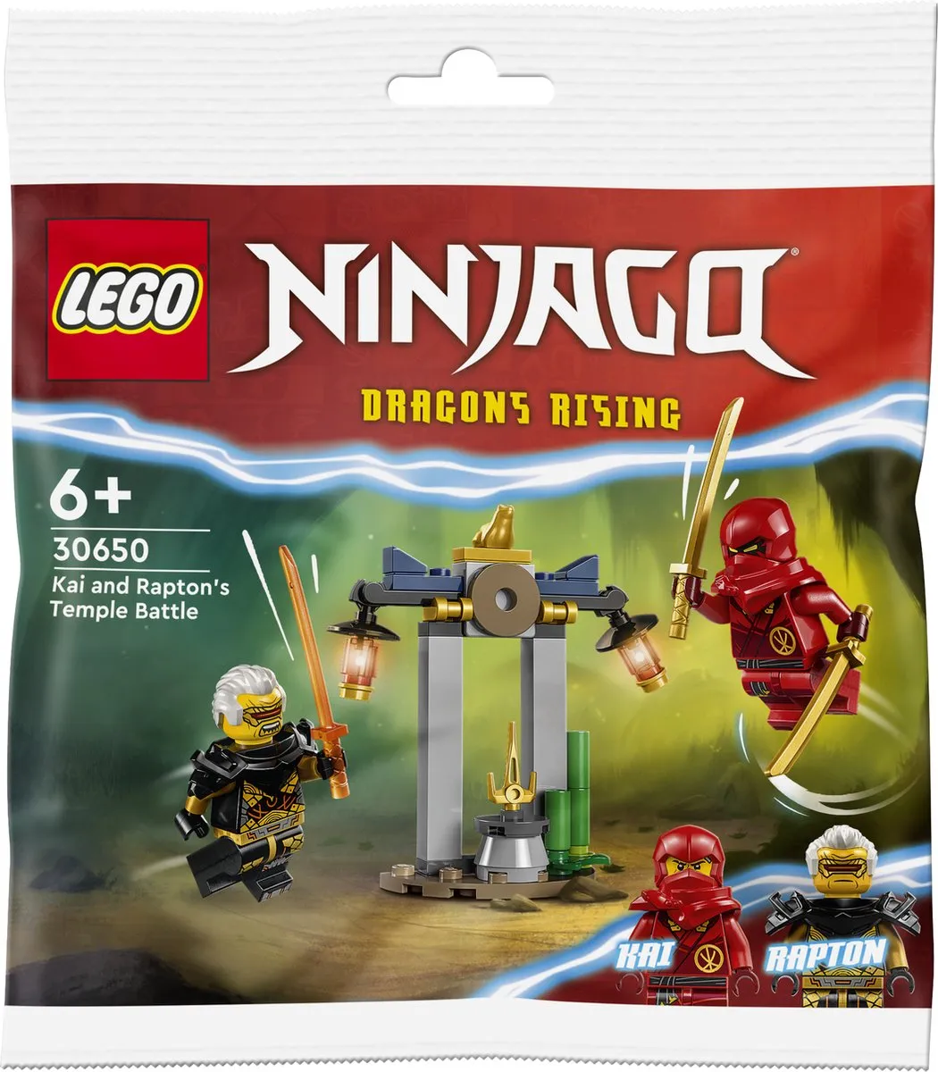 LEGO Ninjago Tempelstrijd Kai & Rapton 30650