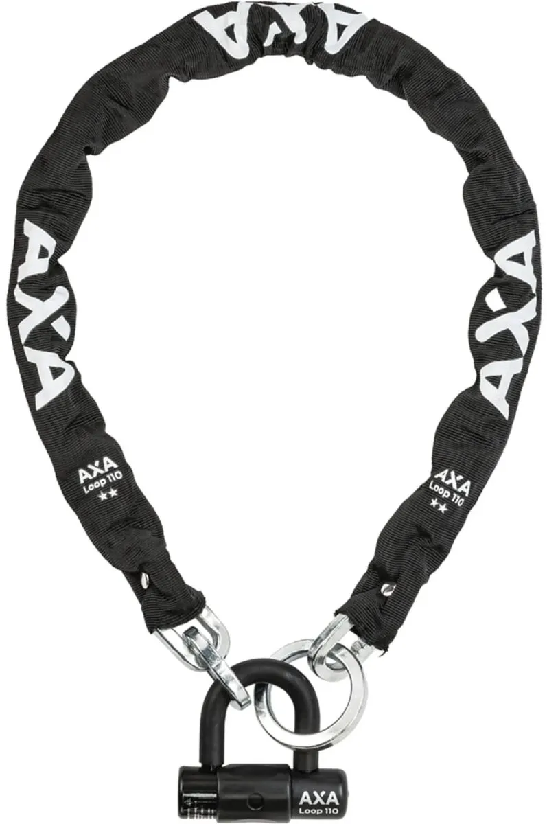 AXA Loop 110 Kettingslot 110cm - ART 2 - Zwart