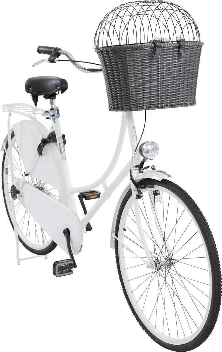 Trixie Stuurfietsmand Antraciet 44x34x41cm - afbeelding 6 van 6