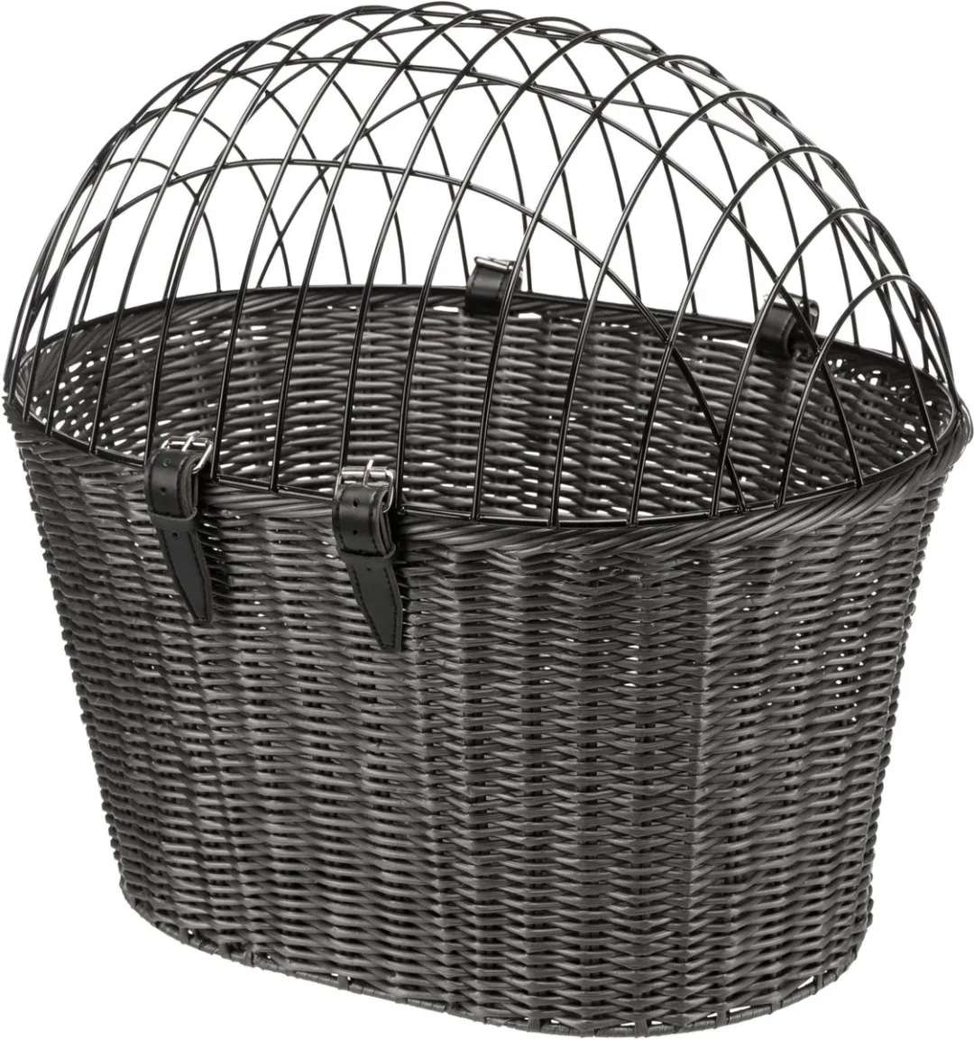 Trixie Stuurfietsmand Antraciet 44x34x41cm