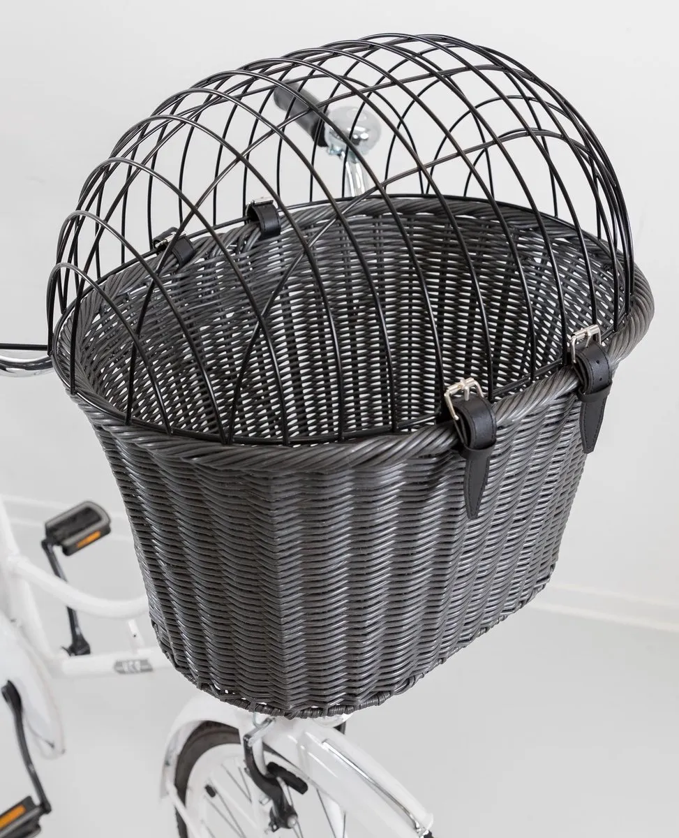 Trixie Stuurfietsmand Antraciet 44x34x41cm - afbeelding 4 van 6